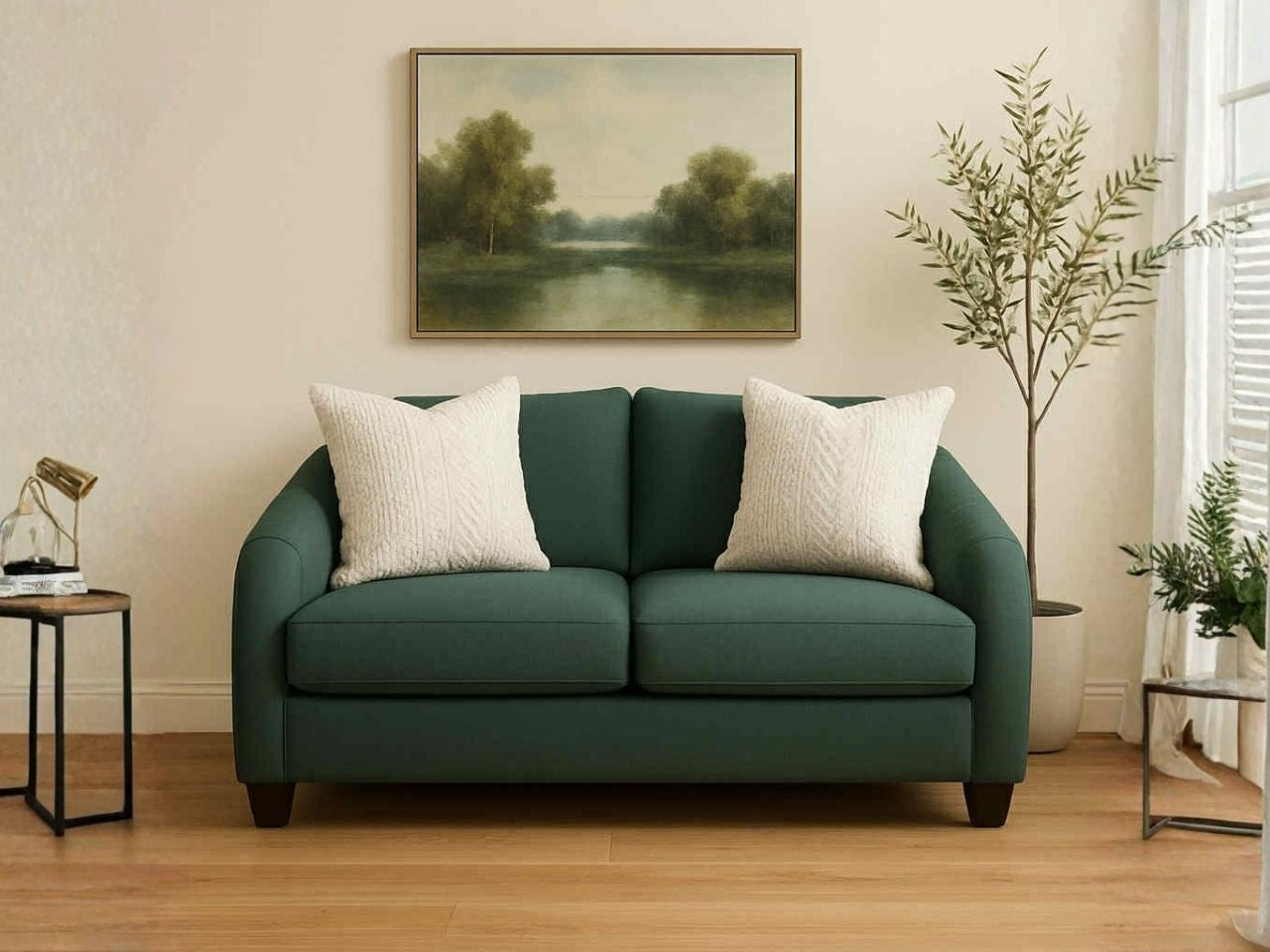 Lila Upholstered Deep Seat Loveseat configuration 6