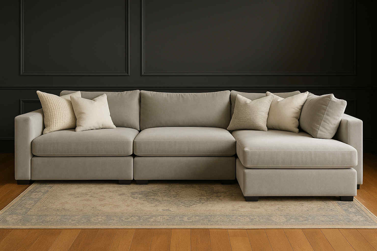 Custom 4-pc Cloud Modular Sectional configuration 3
