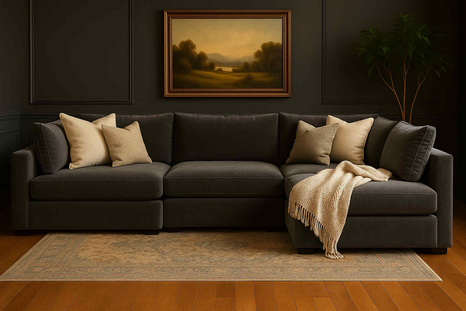 Custom 4-pc Cloud Modular Sectional configuration 4