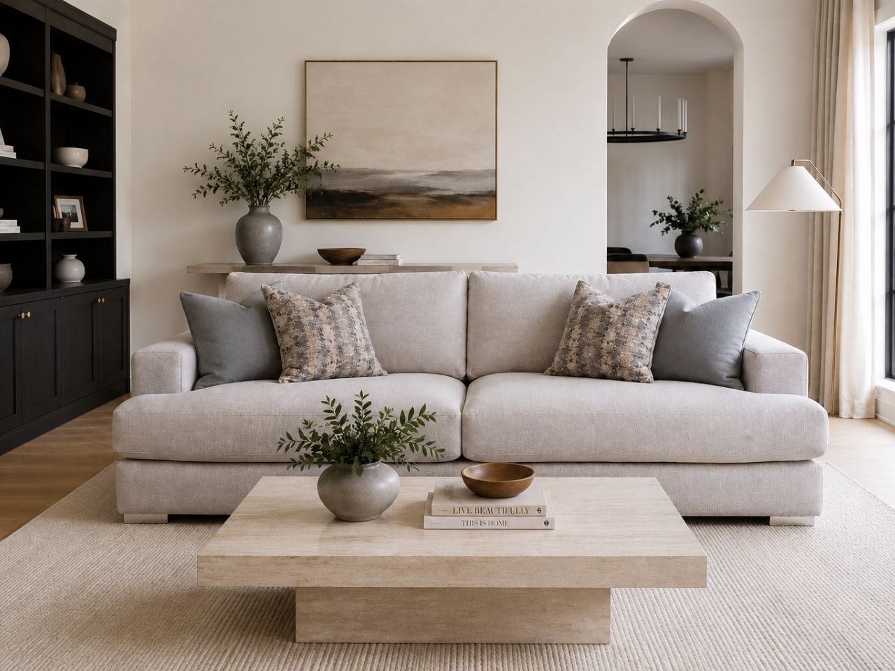 Camio sofa styled in a Victoria living room