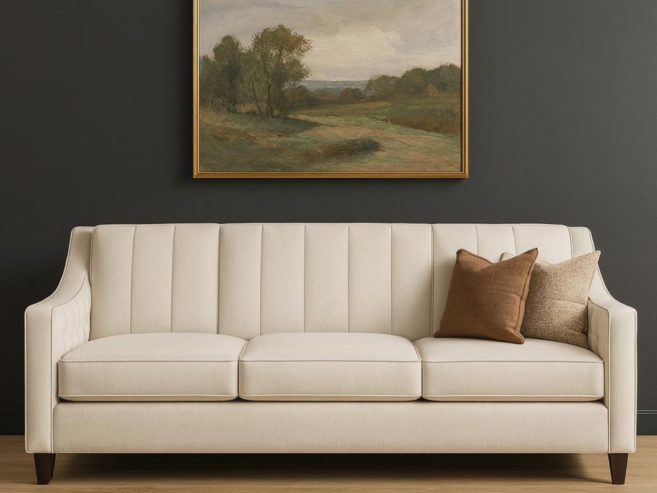 Chanel Straight Custom Sofa view 3