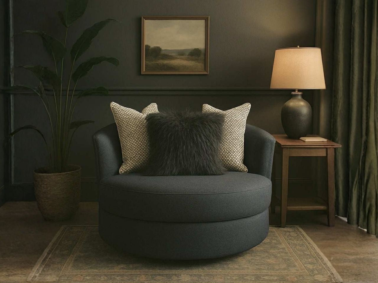 44" Lennox Mini Cuddle Nest Chair configuration 2