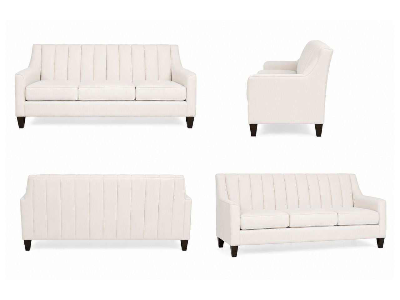 Chanel Straight Custom Sofa view 7