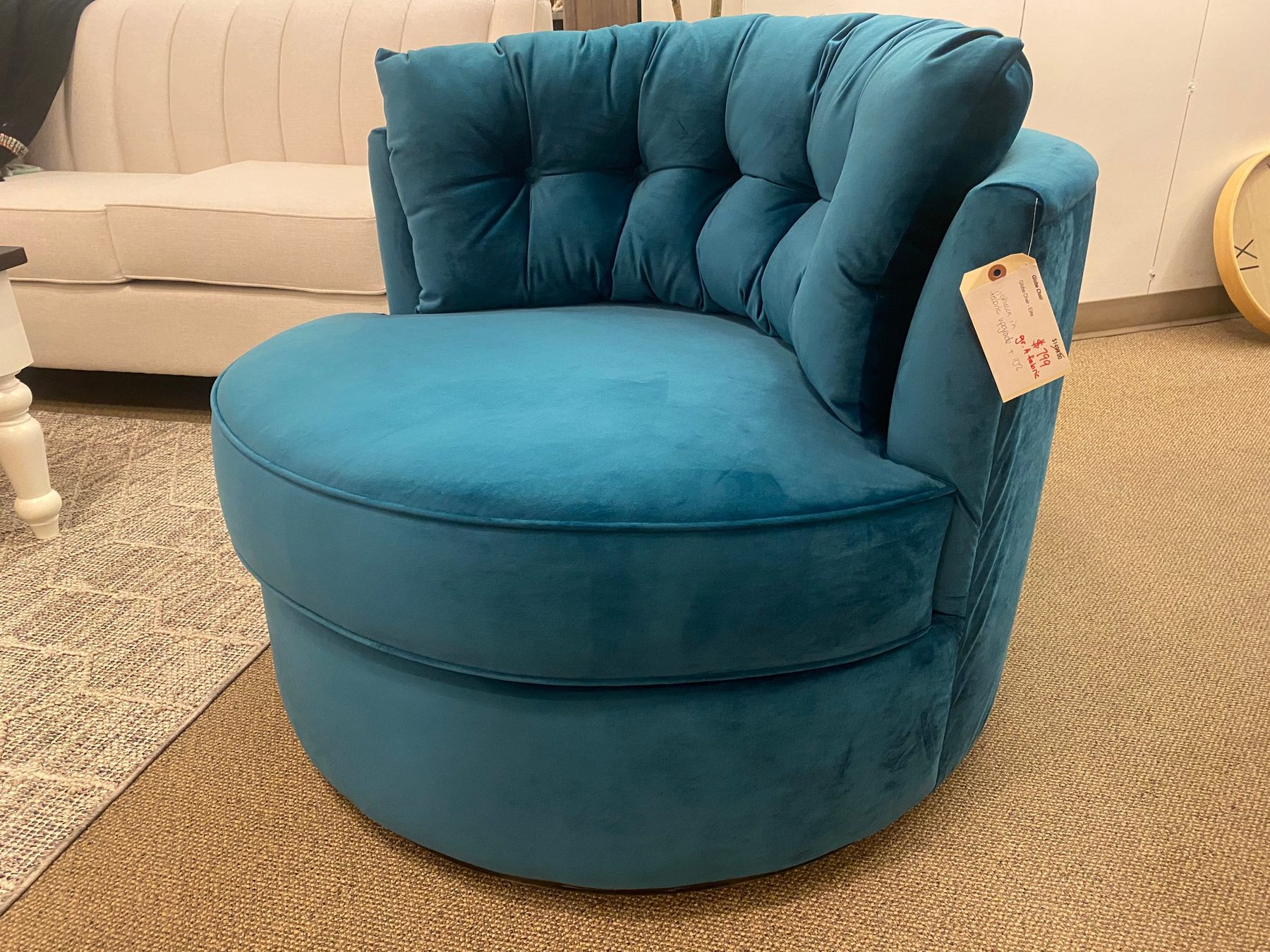 37" Globe Custom Nest Chair configuration 3