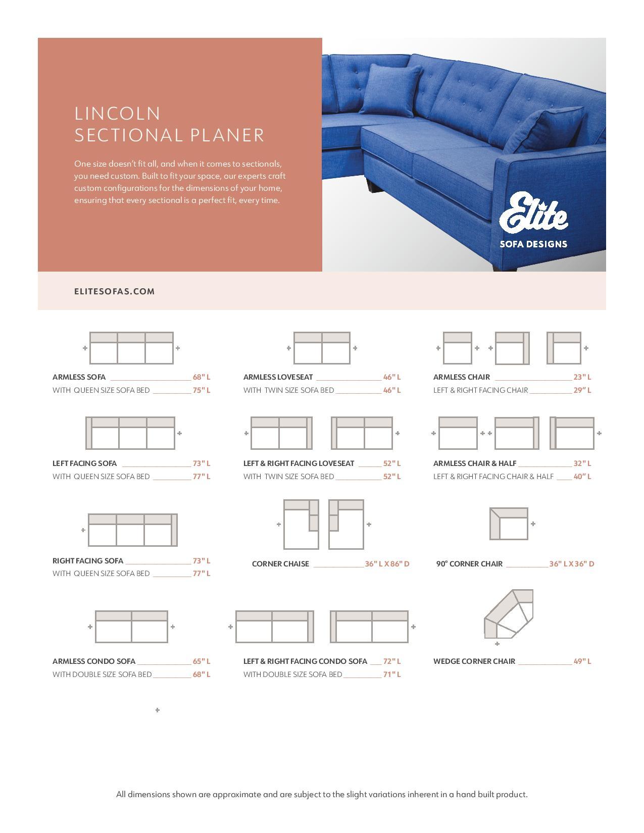 Lincoln Custom Sectional configuration 4