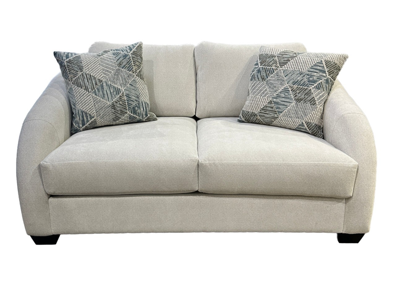 Lila Upholstered Deep Seat Loveseat configuration 2